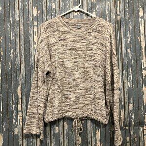AERIE Women's Neutral Colors Sweater with drawstring Waist Size Small